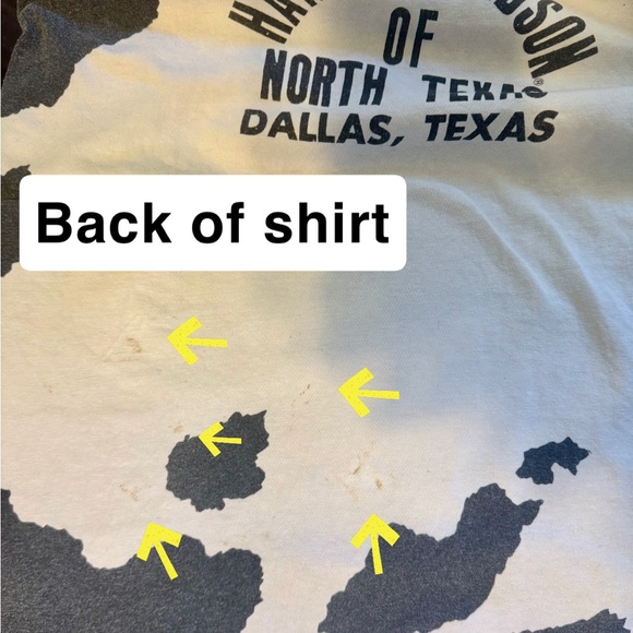 Vintage 90’s Harley-Davidson Cow Print T-Shirt - Picture 6 of 11